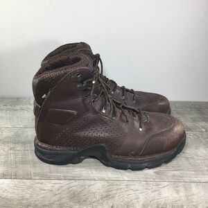 Danner 14560 Zion Dxtvent Men’s Soft Toe Combat Brown Leather Boots Size 8.5